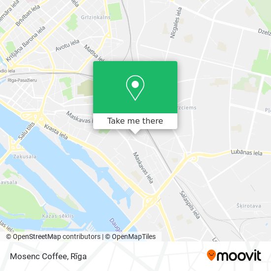 Mosenc Coffee map