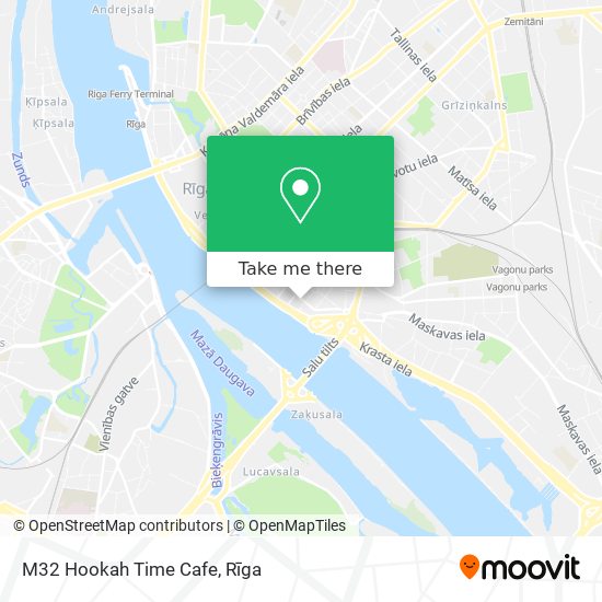 M32 Hookah Time Cafe map