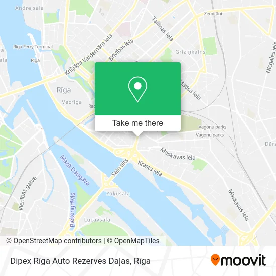 Карта Dipex Rīga Auto Rezerves Daļas