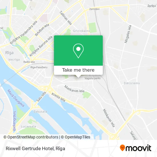 Rixwell Gertrude Hotel map