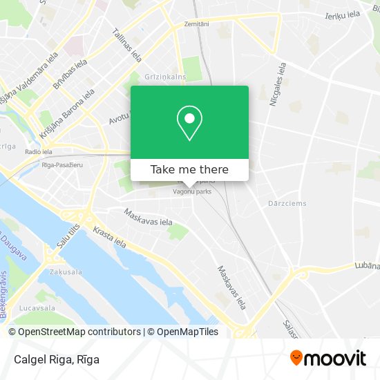 Calgel Riga map