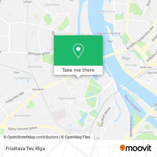 Карта Frizētava Tev