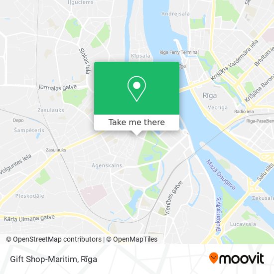 Карта Gift Shop-Maritim