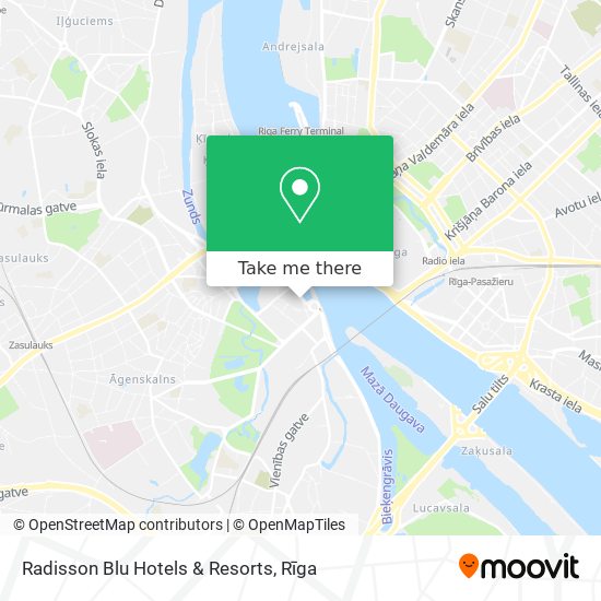 Radisson Blu Hotels & Resorts map