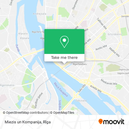 Карта Miezis un Kompanija