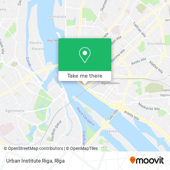 Urban Institute Riga map