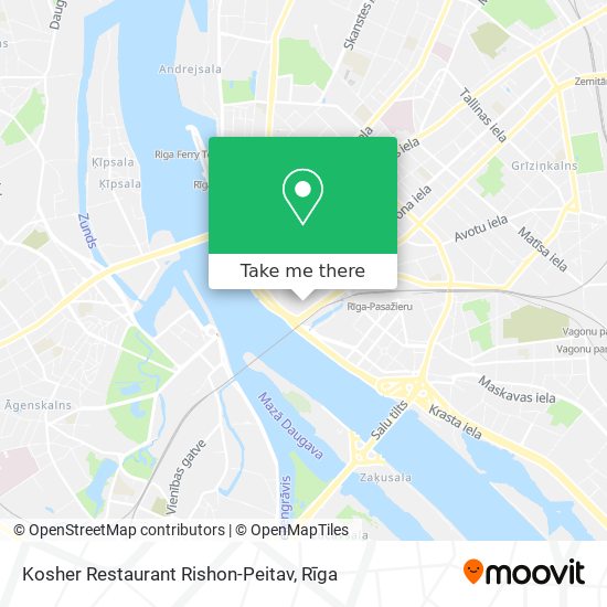 Kosher Restaurant Rishon-Peitav map