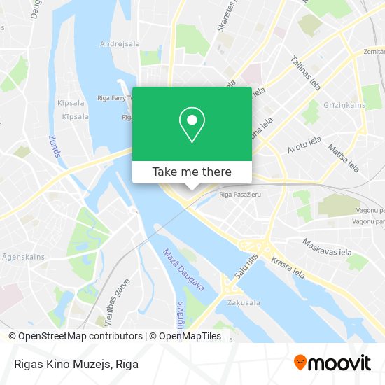 Rigas Kino Muzejs map