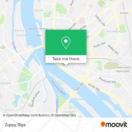Zuppy map