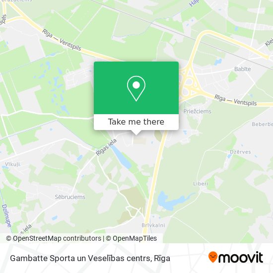 Gambatte Sporta un Veselības centrs map