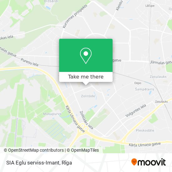SIA Eglu serviss-Imant map