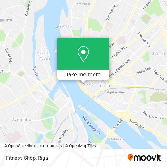 Карта Fitness Shop