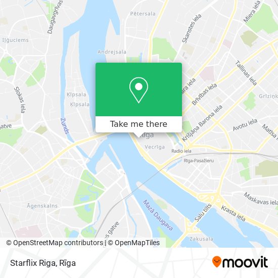 Карта Starflix Riga