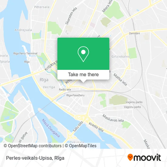 Карта Perles-veikals-Upisa