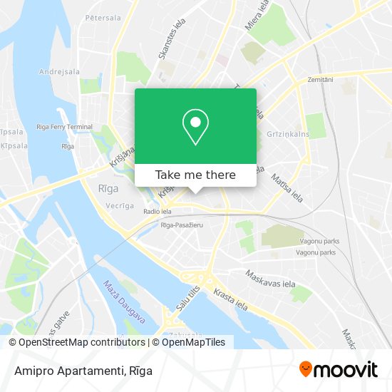 Amipro Apartamenti map