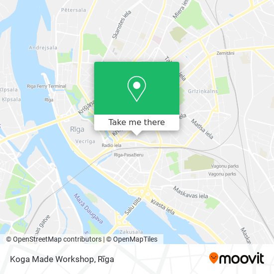Koga Made Workshop map