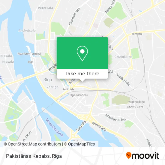 Карта Pakistānas Kebabs