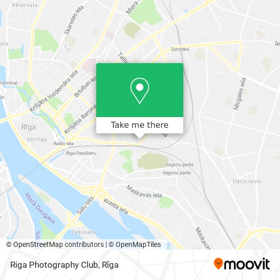 Riga Photography Club map