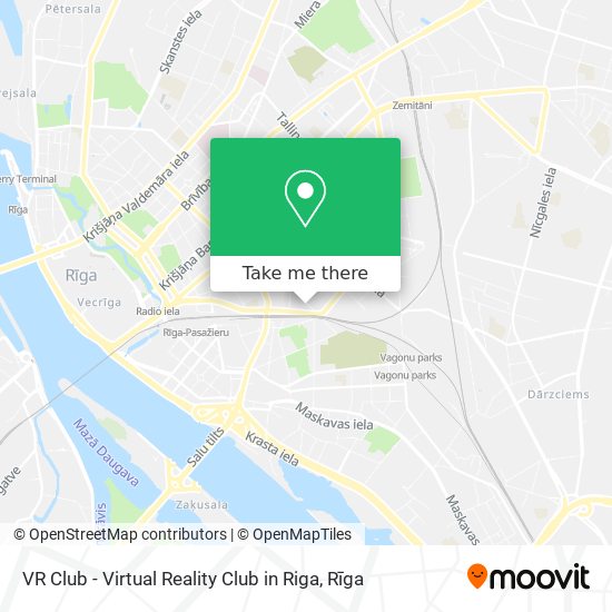VR Club - Virtual Reality Club in Riga map