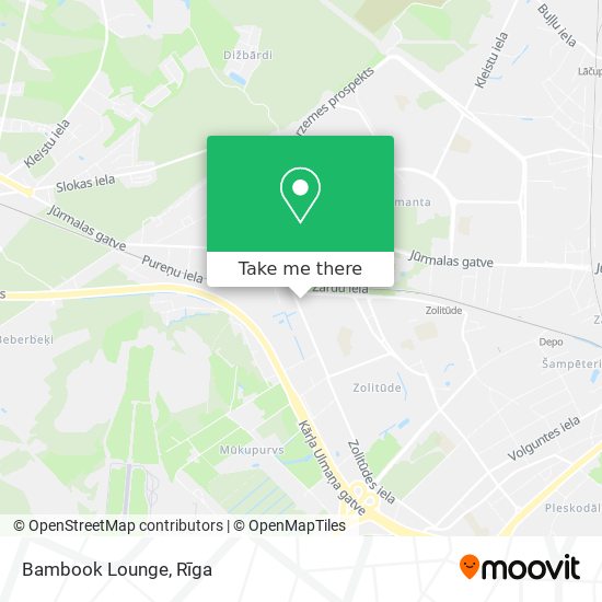 Bambook Lounge map