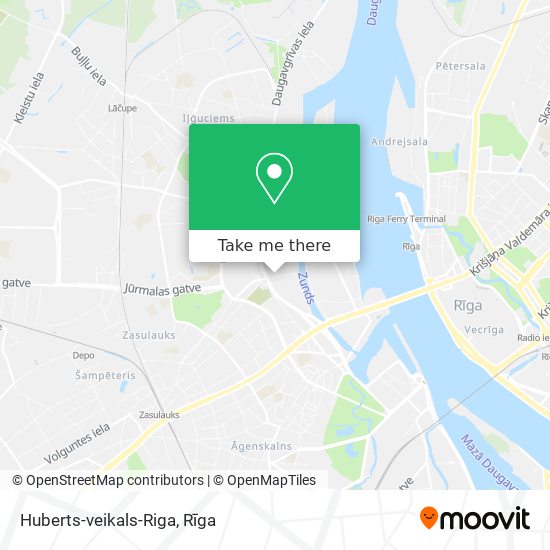 Huberts-veikals-Riga map