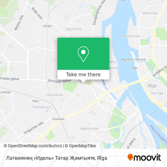 Латвиянең «Идель» Татар Җәмгыяте map