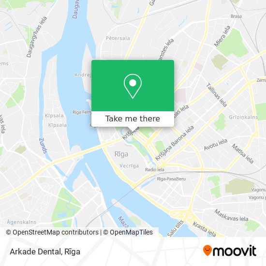 Arkade Dental map