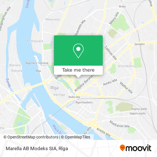 Карта Marella AB Modeks SIA