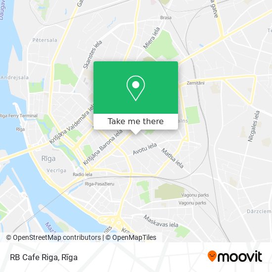 Карта RB Cafe Riga