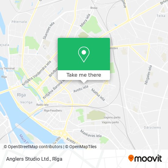Anglers Studio Ltd. map