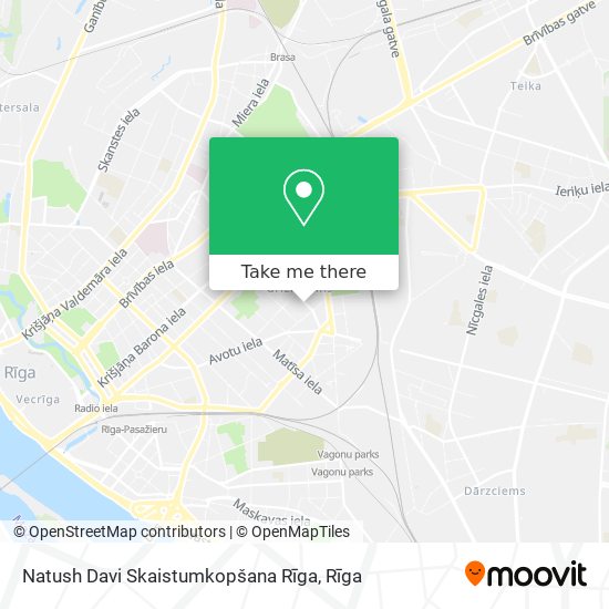 Natush Davi Skaistumkopšana Rīga map