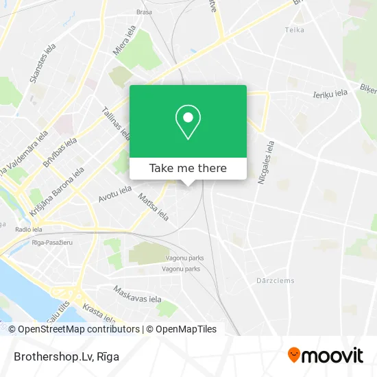 Карта Brothershop.Lv