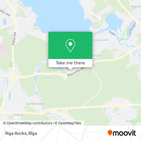 Riga Rocks map