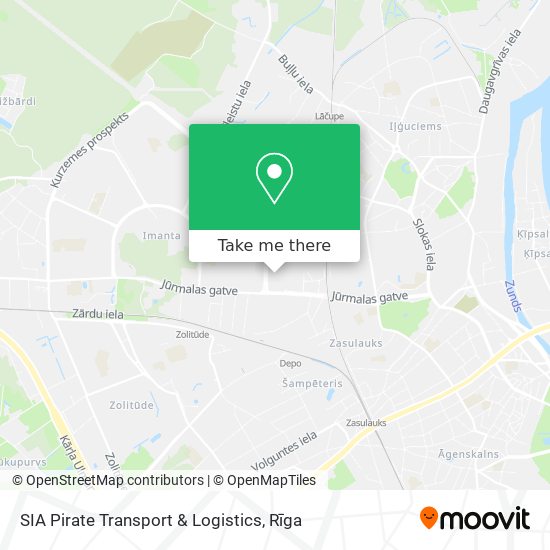 SIA Pirate Transport & Logistics map