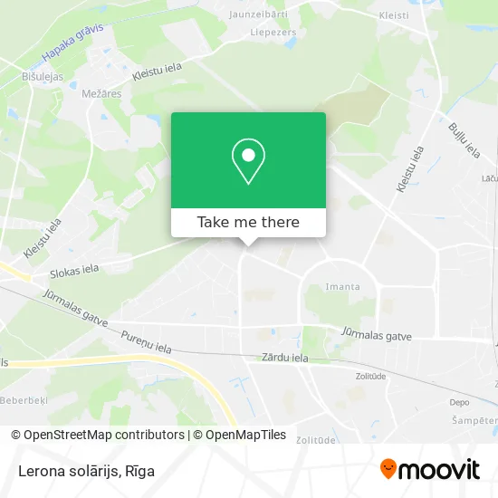 Карта Lerona solārijs