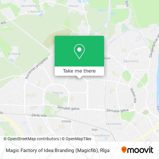 Magic Factory of Idea Branding (Magicfib) map