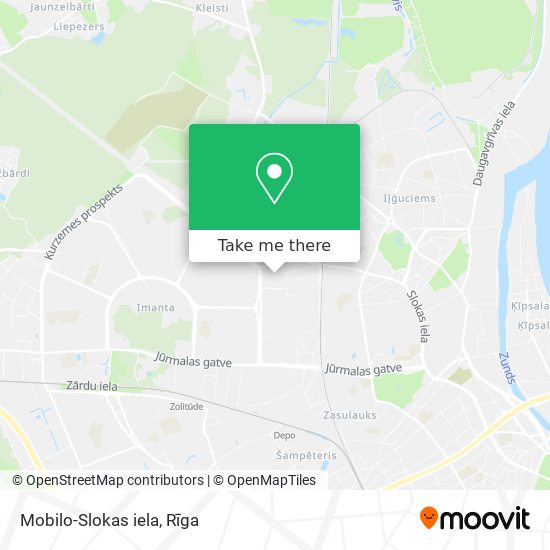 Карта Mobilo-Slokas iela