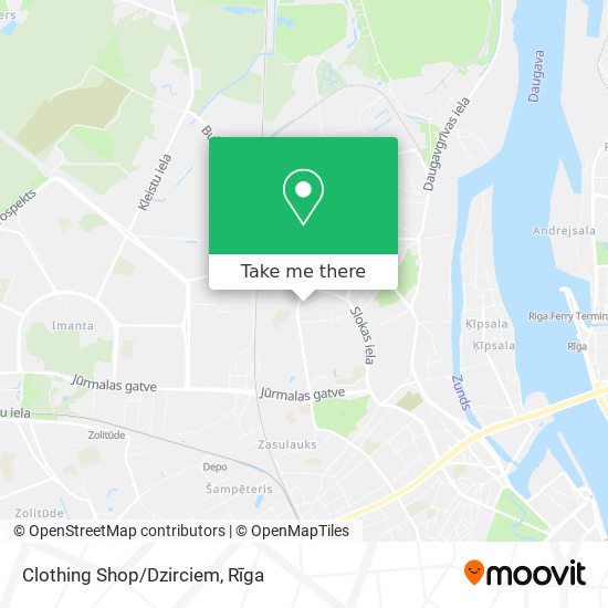Clothing Shop/Dzirciem map