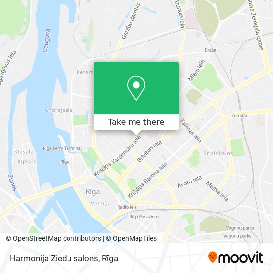 Harmonija Ziedu salons map
