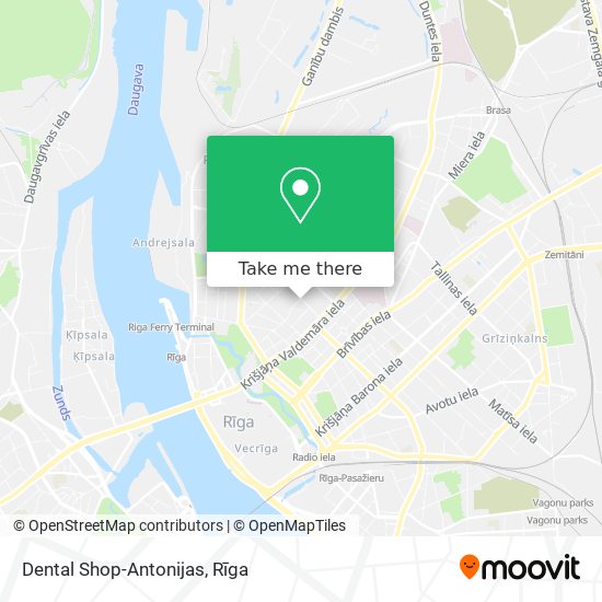 Карта Dental Shop-Antonijas