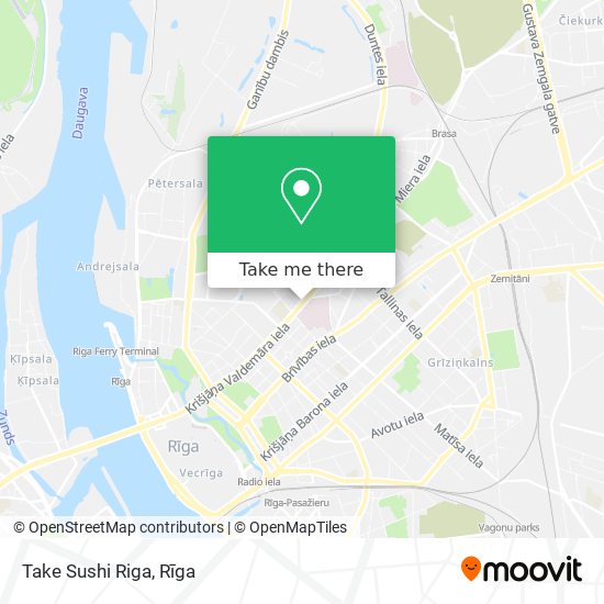 Карта Take Sushi Riga
