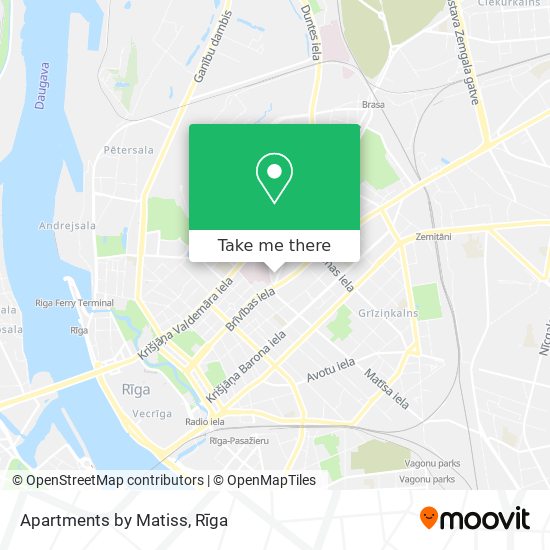 Apartments by Matiss map