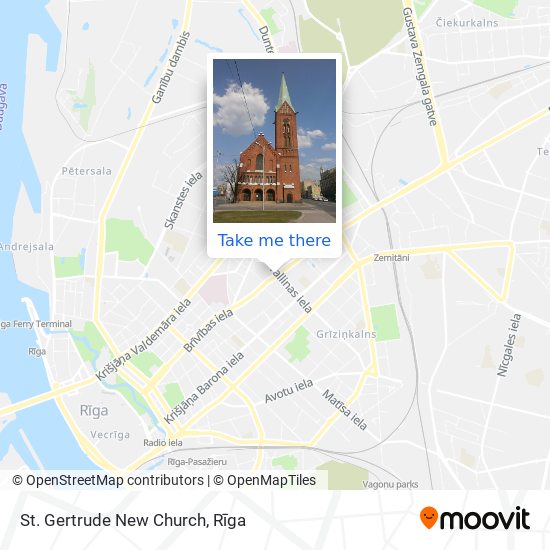 St. Gertrude New Church map