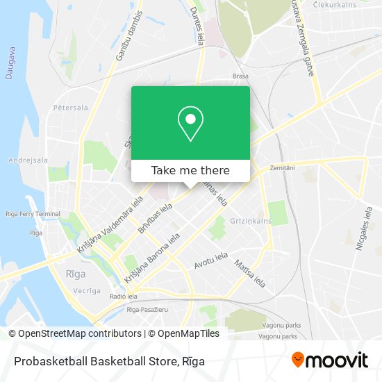 Probasketball Basketball Store map