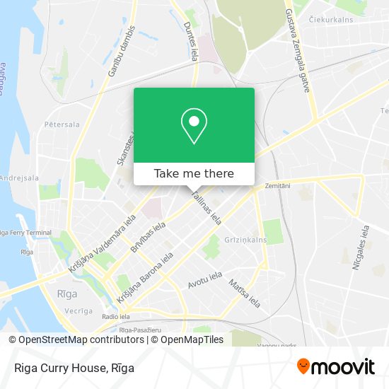 Riga Curry House map