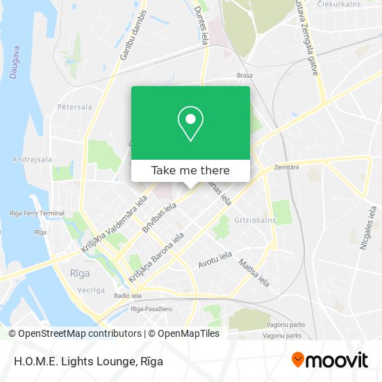 Карта H.O.M.E. Lights Lounge