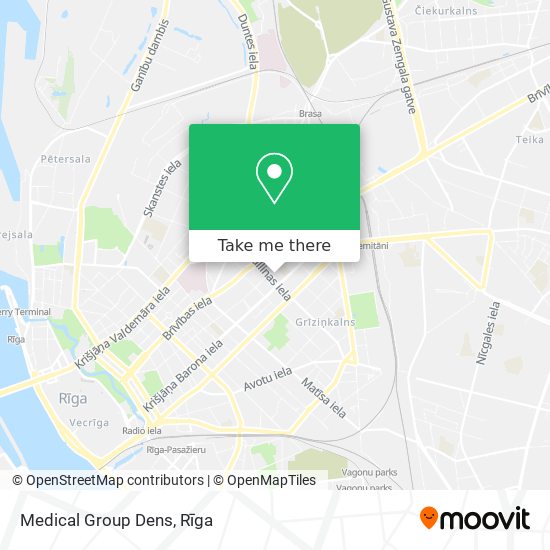 Medical Group Dens map