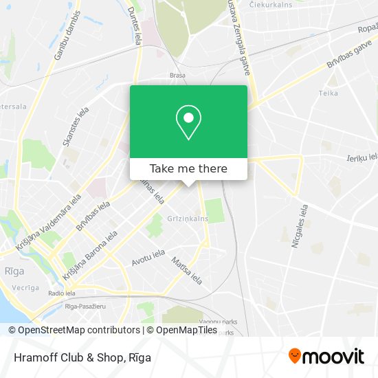 Карта Hramoff Club & Shop
