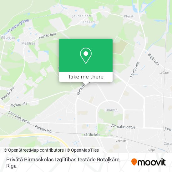 Privātā Pirmsskolas Izglītības Iestāde Rotaļkāre map