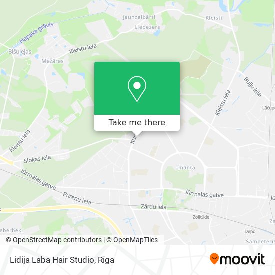 Lidija Laba Hair Studio map